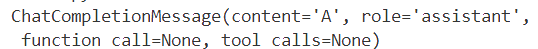 Das Ergebnis aus dem Antwort-Dictionary