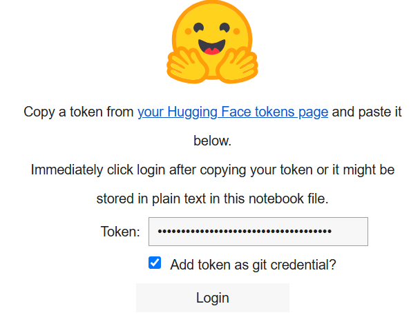 Inserting your token