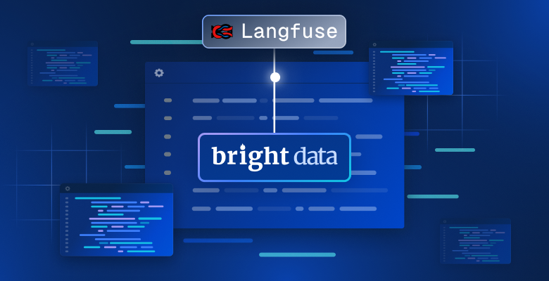 Langfuse with Bright Data