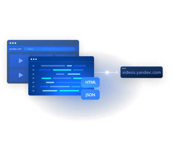 Yandex Videos API hero image