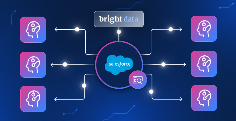Build an account research agent in Salesforce Agentforce with Bright Data